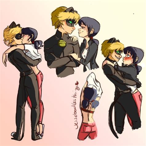 Marinette x Chat Noir by JessDoodlesThings. Miraculous Ladybug. Adrien. - #Adrie… | Miraculous ...