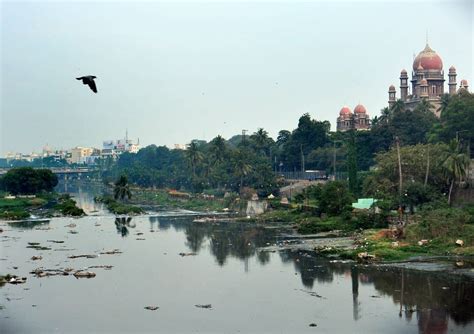 Neglected Musi River in Hyderabad turns into cesspool