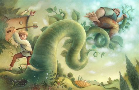 Beanstalk - Richard Johnson Illustration