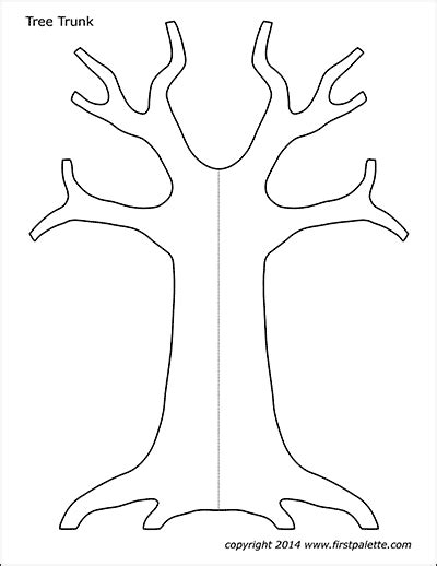 Tree Templates | Free Printable Templates & Coloring Pages | FirstPalette.com