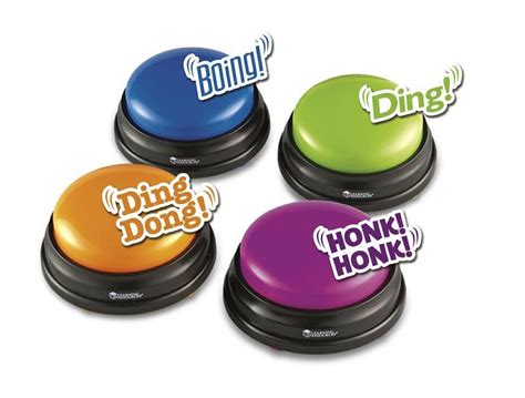 Learning Resources Answer Buzzers, Set of 4 in 2021 | Learning ...