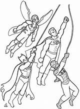 Superhero Printable Coloring Pages sketch template