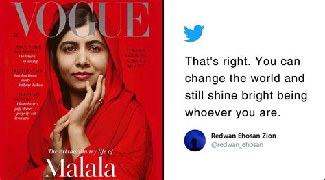 Malala Yousafzai Shines On The Vogue UK Cover & Twitter Is Thrilled For ...