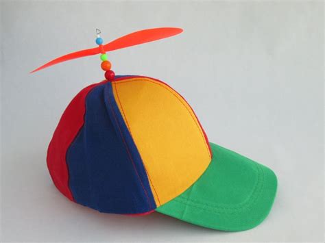 ADULT PROPELLER BEANIE HAT CLOWN COSTUME BASEBALL COPTER HELICOPTER BALL CAP | eBay