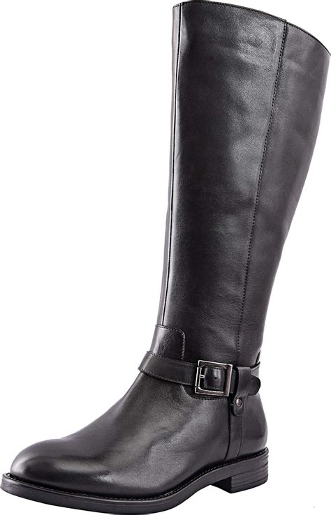 Amazon.com | ALLONSI Aida | Womens Genuine Leather Boots | Women's Riding Boots |Knee High Boots ...