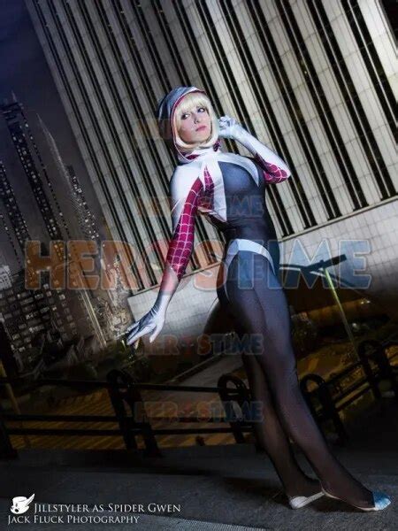 Gwen Stacy Costume The Amazing Spider Man Gwen Stacy Suit Thick Spandex ...