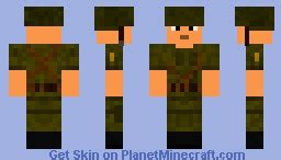 WW2 Soldier Minecraft Skin