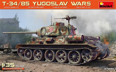 1/35 T-34/85 Yugoslav Wars - Miniart | Vše pro modeláře Art Scale