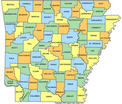 Arkansas County Map Arkansas Tornado, Map Of Arkansas, Ohio Map, State ...