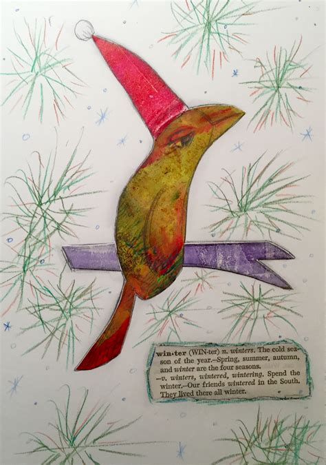 A Snow Bird? | Jill's Art Journal