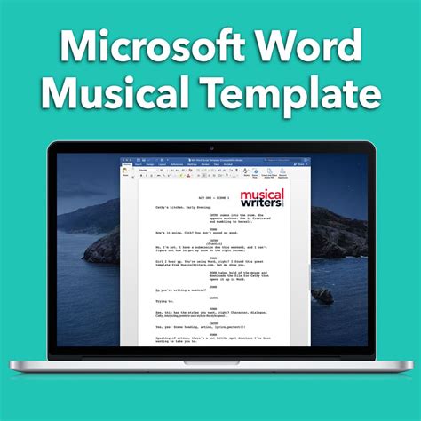 Microsoft Word Musical Template | MusicalWriters.com