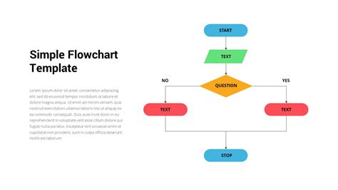 Simple Flowchart PowerPoint Template