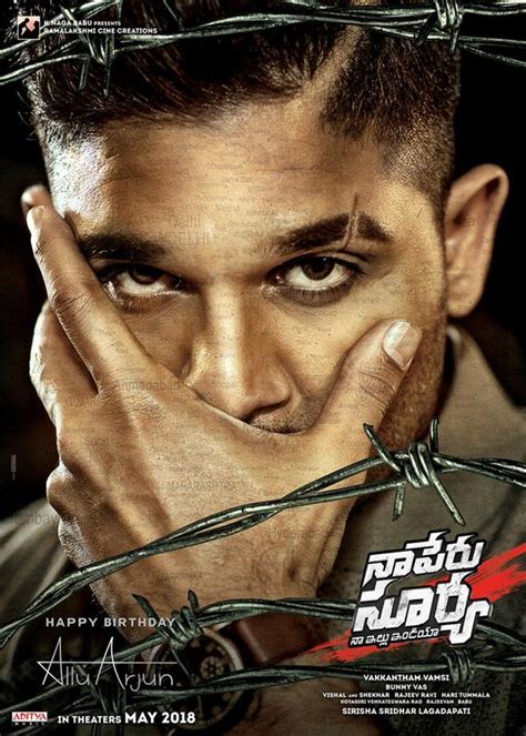 Naa Peru Surya: Allu Arjun Birthday Special Poster; Audio soon "Telugu ...