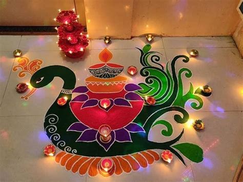 Rangoli Design for Dhanteras 2019: Rangoli designs to spruce up your house during the festival ...