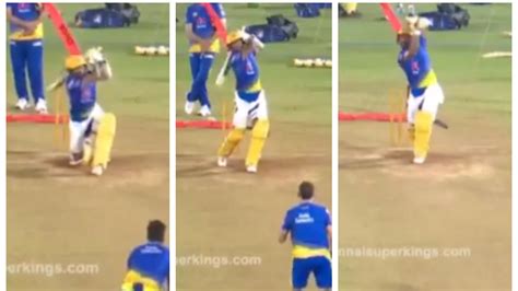 IPL 2021: WATCH – Cheteshwar Pujara displays range of strokes in CSK nets with new batting stance