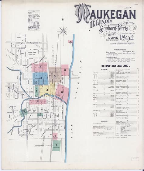 Waukegan map Waukegan Illinois Black and White Map Waukegan poster Waukegan IL map Waukegan wall ...