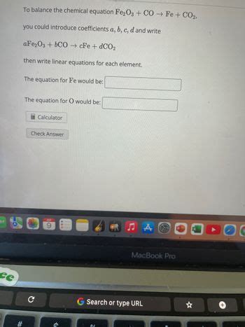 Answered: To balance the chemical equation Fe2O3… | bartleby