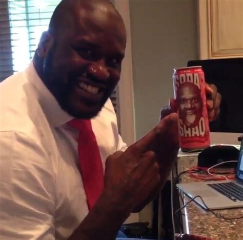 Shaq holding shaq soda. : ShaqHoldingThings