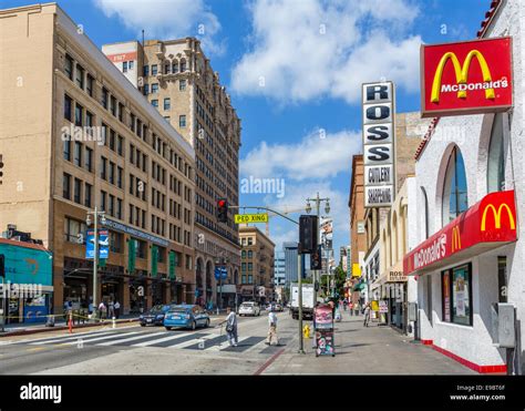 Broadway downtown los angeles hi-res stock photography and images - Alamy