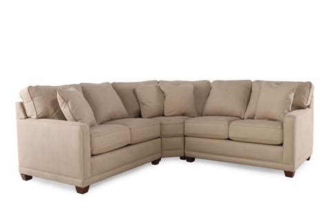 La-Z-Boy Kennedy Toast Three-Piece Sectional | Mathis Brothers Furniture