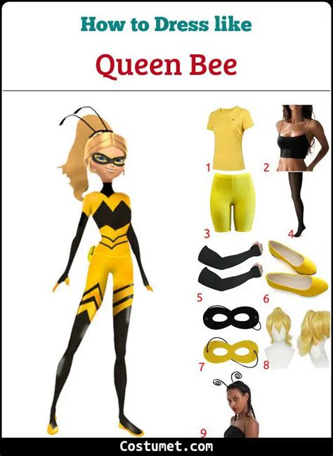 Queen Bee (Miraculous Ladybug) Costume for Cosplay & Halloween