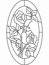 Free Printable Stained Glass Patterns Sketch Coloring Page sketch template