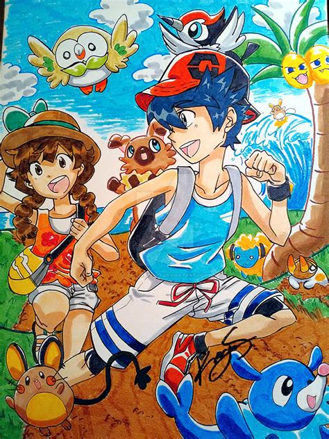 Alola! Ultra Sun and ultra moon! by kaguras-art on DeviantArt