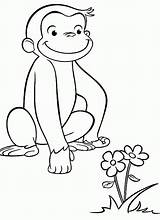 Curious George Coloring Pages To Print  Home sketch template
