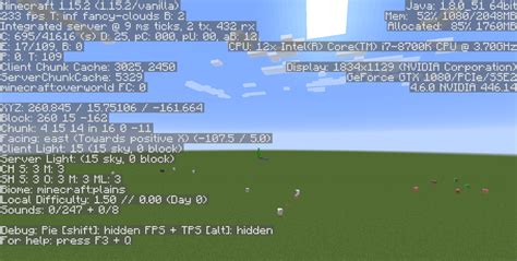 Minecraft: Java Edition - Debug Menu – Home