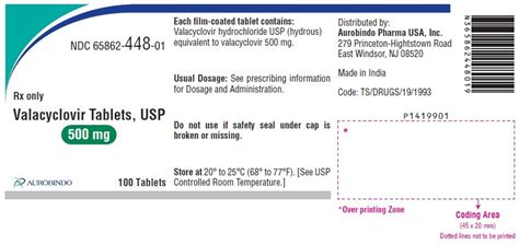 VALACYCLOVIR HCL 500MG - RX Products