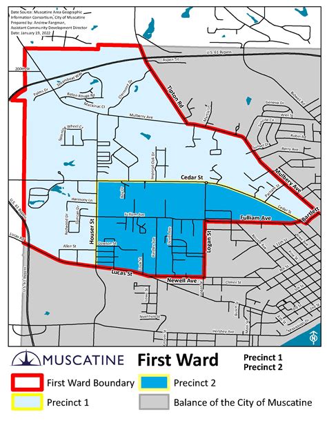 Muscatine Ward and Precinct Maps | Muscatine, IA - Official Website