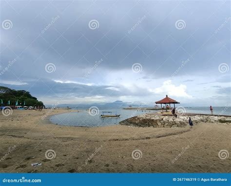 Sanur Beach in Denpasar, Bali, during Low Tide Editorial Stock Image - Image of tower, vacation ...