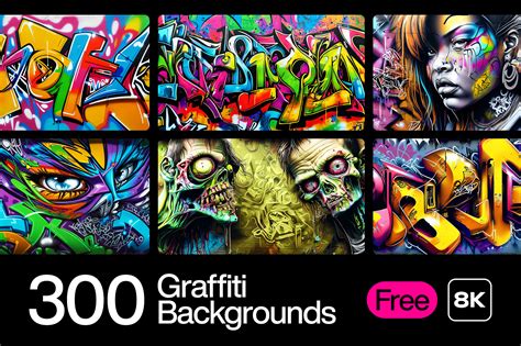 300 Free Graffiti Backgrounds / Wallpapers [8K] | Resource Boy