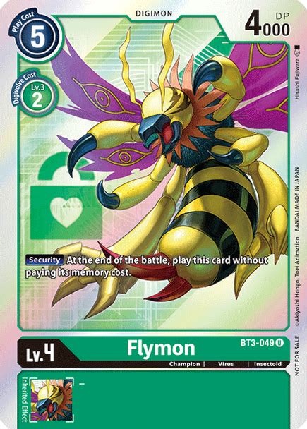 Flymon BT3-049 - Special Release Booster V1.5 - Alternate Art Uncommon - Shady Bloom