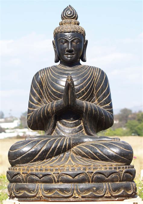 Namaste Large Buddha Garden Statue 39" (#83ls62): Hindu Gods & Buddha ...