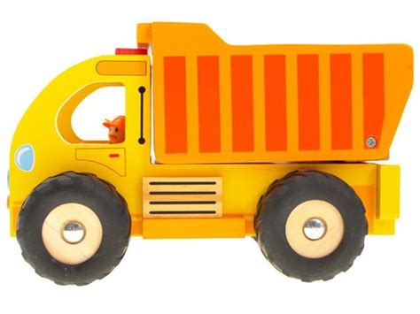 Wooden TIPPING GARBAGE TRUCK ZA1810 | toys \ cars, tractors, parking toys \ wooden toys 3-4 ...