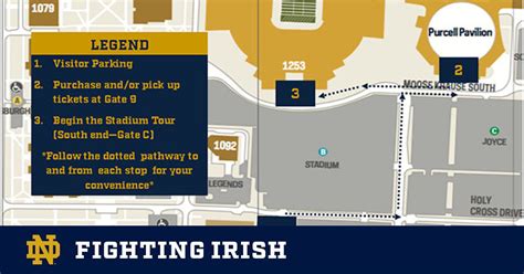 Notre Dame Stadium Map Gates / Notre Dame Athletics The Fighting Irish Track And Field News ...