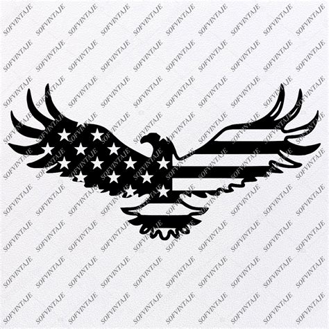 America Eagle Svg File-Country Usa Original Design-Usa Flag Clip art-F ...