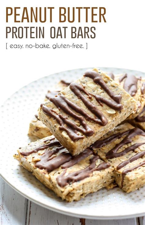 Peanut Butter Protein Oat Bars | Recipe | Protein bar recipes, Oat bars, Peanut butter oat bars