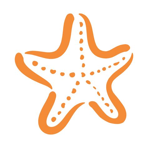 Starfish sea creature vector icon 547008 Vector Art at Vecteezy