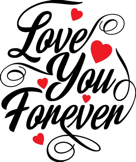 Love you forever Couple t-shirt - TenStickers
