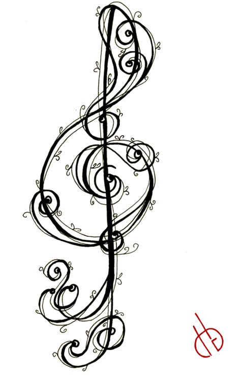 Treble Clef Tattoo Pictures - ClipArt Best