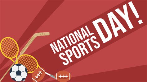 National Sports Day 2024 Date - Dede Monica