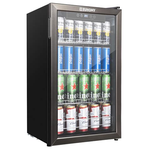 Buy EUHOMY Beverage Refrigerator and Cooler, 126 Can Mini fridge with ...