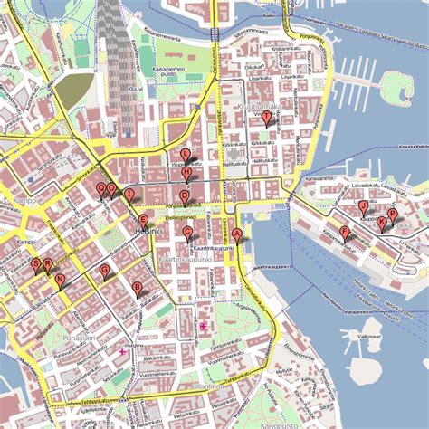 Helsinki Map and Helsinki Satellite Images