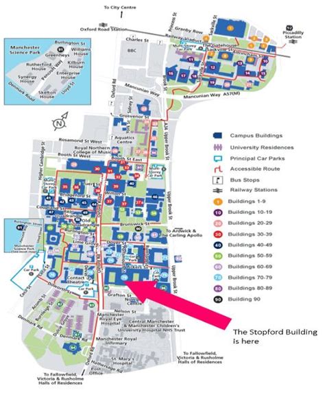 Manchester Community College Campus Map - Map