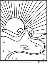 Sunrise Coloring Page At GetColoringscom  Free Printable Colorings sketch template