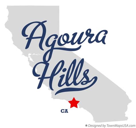 Map of Agoura Hills, CA, California