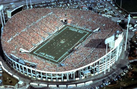 Florida Memory - Aerial view of Tampa Stadium during a Bucs football game.