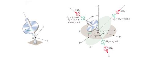 Precession and Nutation For the spinning body shown | Chegg.com